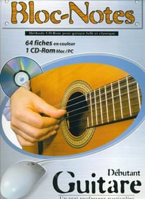 Bloc notes guitare - débutant