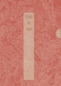 Éloge de rien