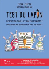 Test du lapin : que ferez-vous quand il n'y aura plus de carottes ? comment réagissez-vous au changement ? quel type de lapin êtes-vous ?