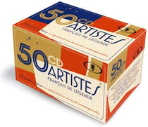 50 artistes français de légende - édition limitée