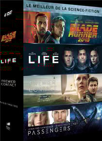 Meilleur de la science-fiction - Coffret : Blade Runner 2049 + Life : origine inconnue + Premier contact + Passengers
