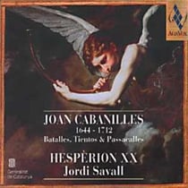 Cabanilles: Batalles, Tientos, Passacalles - CD