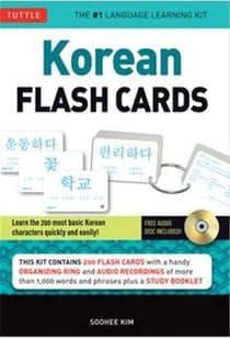 Korean flash cards kit