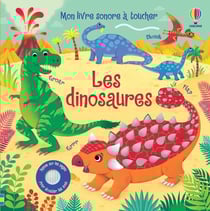 Mon livre sonore à toucher : les dinosaures