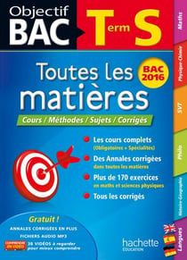 Objectif bac - toutes les matières - terminale s