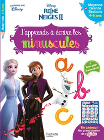 La Reine des Neiges 2 - j'apprends à écrire les minuscules