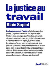 La justice au travail : quelques leçons de l'histoire