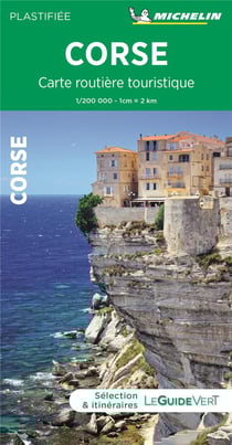 Carte routière touristique - Corse