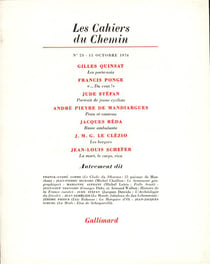 Les cahiers du chemin