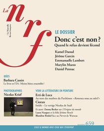 La NRF 659 (Novembre 2024) : Donc c'est non !