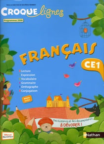 Croque lignes - français, ce1 - livre de l'élève (édition 2012)