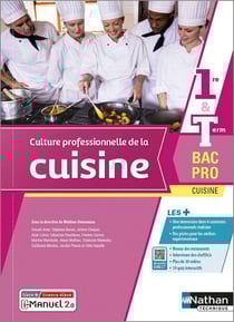 Culture professionnelle de la cuisine 1re/Term Bac pro Cuisine - Livre + Licence él��ve 2022