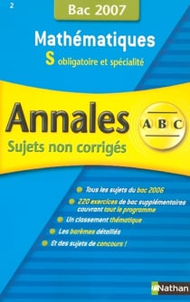 ANNAL ABC SUJ BAC MATHS S N2