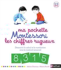 Ma pochette montessori - les chiffres rugueux - 3/6 ans