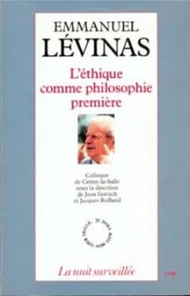 L'éthique comme philosophie première