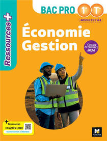 Ressources + : Économie gestion - 1re, terminale bac pro - livre élève