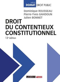 Droit du contentieux constitutionnel (13e édition)