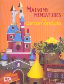 Maisons miniatures en carton ondule