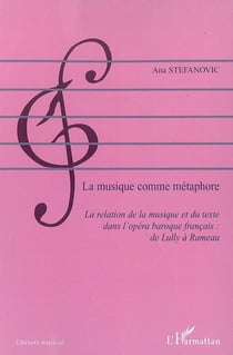 La musique comme métaphore - la relation de la musique et du texte dans l'opéra baroque français : de Lully à Rameau