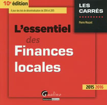 L'essentiel des finances locales 2015-2016