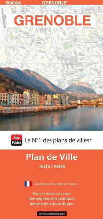 Grenoble : Plan de ville (édition 2024)