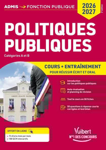Politiques publiques - Catégories A et B : Concours 2026-2027