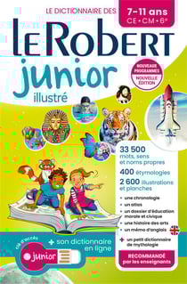 Le Robert junior : illustré + son dictionnaire en ligne (édition 2024)