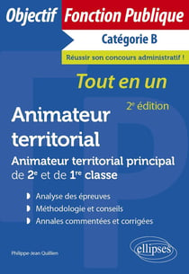 Animateur territorial : animateur territorial principal de 2e et de 1re classe