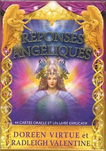 Réponses angéliques - cofret - 44 cartes oracle et un livre explicatif