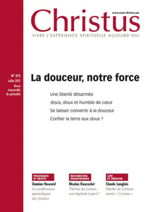Revue Christus n.275 : la douceur, notre force