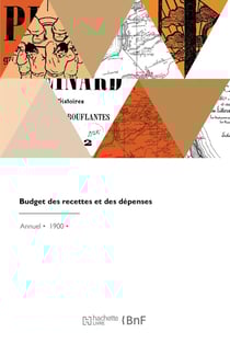 Budget des recettes et des dépenses