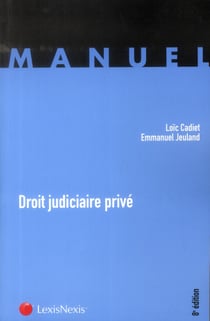 Droit judiciaire privé (8e édition)