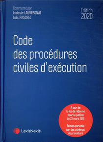 Cde des procédures civiles d'exécution (édition 2020)