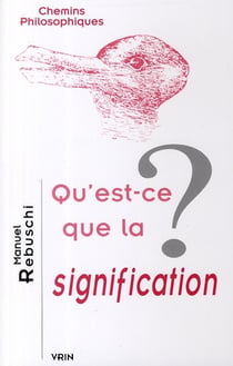 Qu'est-ce que la signification ?