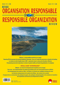 REVUE RESPONSABILITE & ENVIRONNEMENT : Revue organisation responsable Vol. 20 no 3 2025 - Spécial cahier entreprenariat : La responsabilité sociale face aux marges
