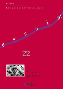 Revue Essaim Tome 22 : c'est à quel sujet ?