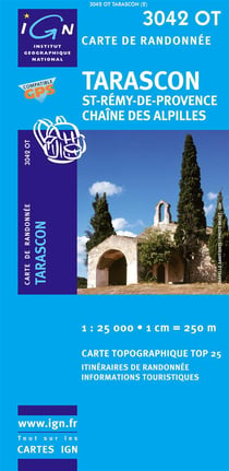 Tarascon, St-Rémy-de-Provence, chaîne des Alpilles - 3042 OT