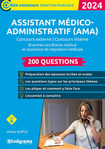 Assistant médico-administratif (AMA) : concours externe - concours interne (édition 2023)