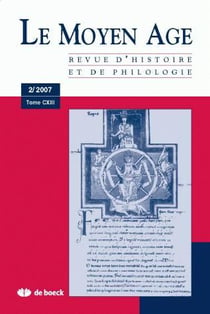 Revue le Moyen Age n.2007/2