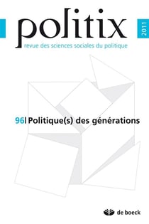 Politix n.96 : politique(s) des générations