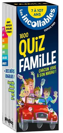 Les incollables : quiz famille (édition 2019)
