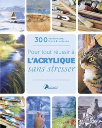 Pour tout réussir à l'acrylique sans stresser - 300 techniques, trucs & astuces