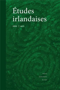 Études irlandaises, n° 44-2/2020 : Varia