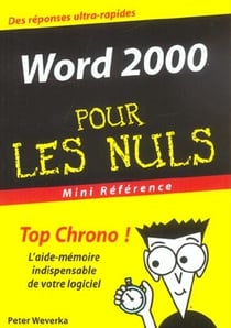 Word 2000 pour les nuls