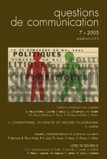 Questions de communication, n° 7/2005 : Espaces politiques au féminin