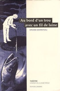 Au bord d'un trou avec un fil de laine