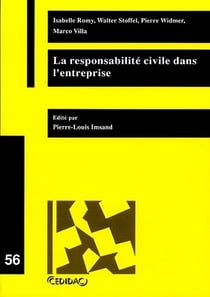 La responsabilité civile de l'entreprise
