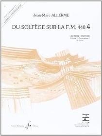 Du solfège sur la F.M. 440 Tome 4 : préparatoire 2 - lecture, rythme - livre du professeur