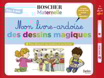 Mon livre-ardoise des dessins magiques pour decouvrir les nombres et les formes