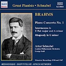 Brahms : Concerto Pour Piano N 1 En Ré Min. Op.15 - Intermezzo En Mi Bém. Maj. Op.117...